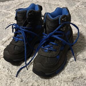 Kids Hiking Boots - Blue and Black